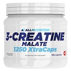 Три креатин малат AllNutrition 3-Creatine Malate 1250 Xtra Caps - 180 caps алл Нутришн