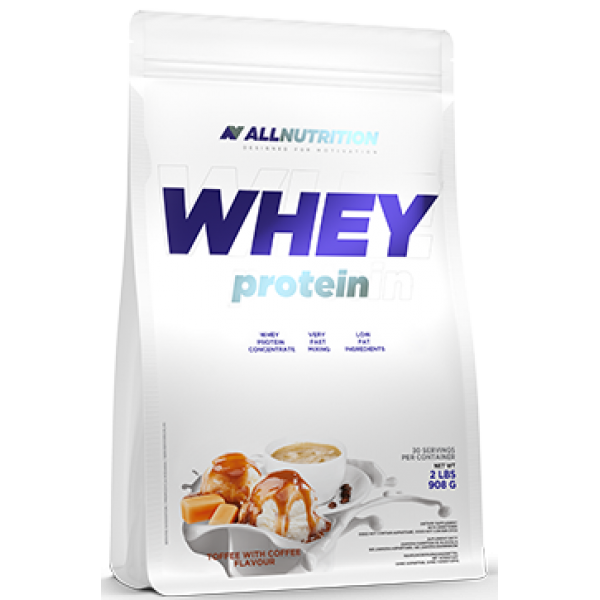 Сироватковий протеїн концентрат AllNutrition Whey Protein (900 г) алл Нутришн Toffe Coffe