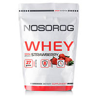 Сывороточный протеин концентрат Nosorog Whey (1 кг) носорог вей клубника