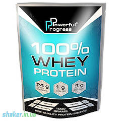 Сироватковий протеїн концентрат Powerful Progress 100% Whey Protein (1 кг) поверфул прогрес вей cappuccino