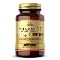 Витамин д3 Solgar Vitamin D3 1000 IU (180 таб) солгар