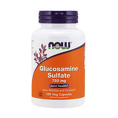 Глюкозамін cульфат Now Foods Glucosamine Sulfate 750 mg (120 капс) нау фудс