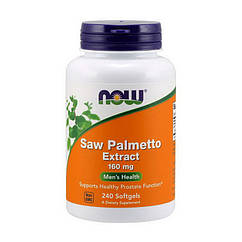 З пальметто Now Foods Saw Palmetto Extract 160 mg (240 капс) нау фудс