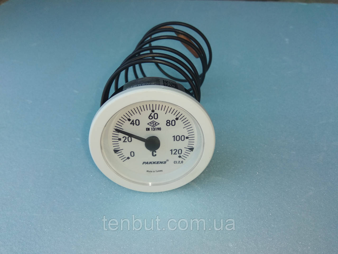 Термометр Ø-52 с капіляр 1-м./ 0-120 град. PAKKENS виробництво Туреччина, фото 1