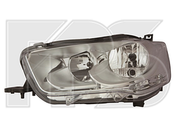 Фара для Citroen C-Elysee с 2013 левая, с ДХО (Depo) 9675140080