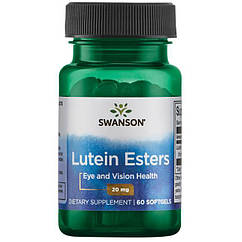 Лютеїн Swanson Lutein Esters 20 mg 60 капсул