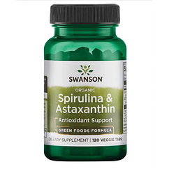 Спіруліна Swanson Spirulina Astaxanthin 120 капсул