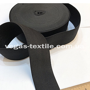 Гумка швейна чорна 4 см