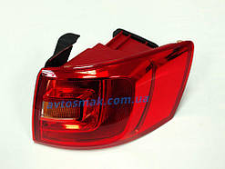 Фонарь задний VW Jetta VI '11-14 EUR правый, внешний (DEPO) желтая вставка 5C6945096A