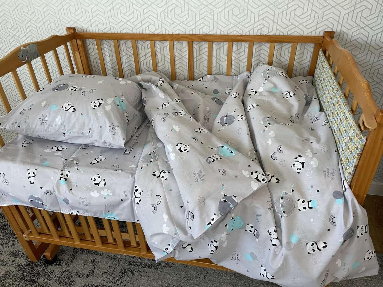 Дитяча постільна білизна в ліжечко - Панда
