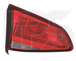 Фонарь задний VW Golf VII '13- хетчбек левый, внутренний, светлый (DEPO) 5G0945094M