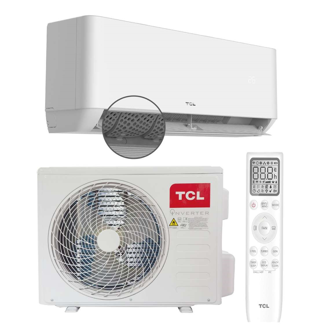 Кондиціонер TCL TAC-12CHSD/TPG11I Inverter R32 WI-FI (до 40м2 12000BTU)