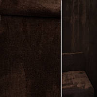 Велюр с вискозой мебельный коричневый темный, ш.140 (39034.008)