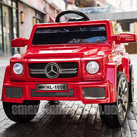 Дитячий електромобіль ДЖИП Mercedes (2 мотори по 25W, 2 акумулятори, MP3) Baby Tilly FL1058 RED Червоний