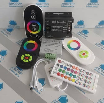Контролери для управління RGB Led стрічки 5V - 12V - 24V від Dvorik Led
