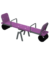 Балансир Classic Short Сіра (Kidigo ТМ) Фіолетова