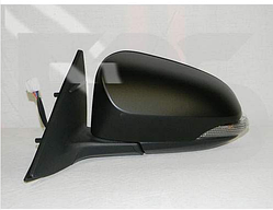 Зеркало лев. эл. с обогр. грунт. выпукл. +УК. пов. -подсвет.  Toyota Camry 2011-14