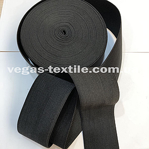 Гумка швейна чорна 5 см