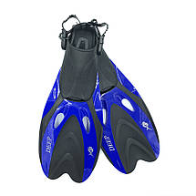 Ласти для дайвінгу з відкритою п'ятою ласти для снорклінгу Newt DLV Deep, сині (L/XL 43-46), фото 3