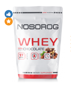 Сироватковий протеїн Носоріг / Nosorig Nutrition Whey protein 1 кг шоколад