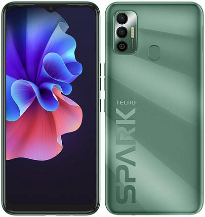 Смартфон Tecno Spark 7 (KF6n) 4/64Gb DS NFC Spruce Green Гарантія 13 міс., фото 2