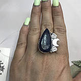 Сапфір кільце крапля 19,3 розмір кільце з каменем індійський натуральний сапфір в сріблі кільце з сапфіром., фото 3