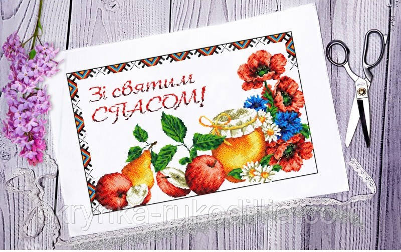 112 Бісер Арт Заготовка для вишивки Рушник до Спаса