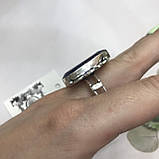 Сапфір кільце крапля 19,3 розмір кільце з каменем індійський натуральний сапфір в сріблі кільце з сапфіром., фото 4