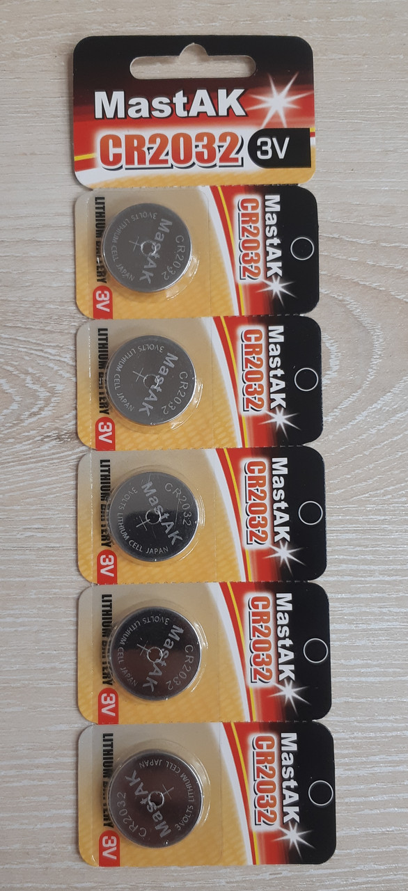 Дискова батарейка MastAK Cell Lithium 3V CR2032 (C5)