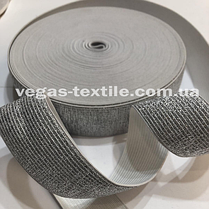 Гумка поясна з люрексом 3 см