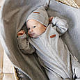 Чоловічок з шапочкою "Liam", сірий меланж, фото 2