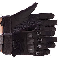 Рукавиці тактичні з посиленим протектором OAKLEY BC-4623 чорний