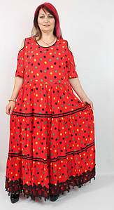 Турецька жіноча літня сукня великих розмірів 52-64