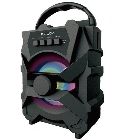 Портативна Bluetooth колонка PRODA Xunshen Speaker PD-S500, чорна, фото 1