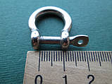 Скоба такелажна OMEGA з пальцем, що не випадає, нержавіюча сталь А4 (AISI 316), фото 3