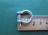 Скоба такелажна OMEGA з пальцем, що не випадає, нержавіюча сталь А4 (AISI 316), фото 4