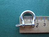 Скоба такелажна OMEGA з пальцем, що не випадає, нержавіюча сталь А4 (AISI 316), фото 5