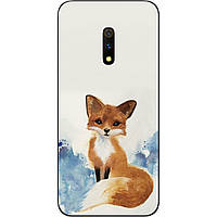 Силіконовий чохол для Realme X з картинкою Лисиця