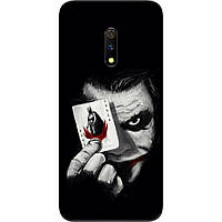 Силіконовий чохол для Realme X з картинкою Джокер з картою