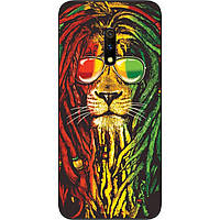 Силіконовий чохол для Realme X з картинкою Лев растаман