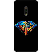 Силіконовий чохол бампер для Realme X з картинкою Діамант