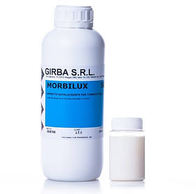 Апретура для всіх типів гладких шкір GIRBA MORBILUX Італія середній блиск колір нейтральний 100 мл.
