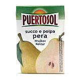 Фруктовий сік з м'якоттю, в асортименті, Puertosol, 200 мл, Італія, фото 4