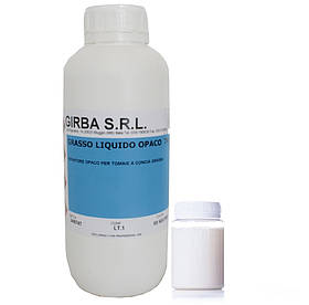 Апретура для відкритих (пористих) типів шкір GIRBA GRASSO LIQUIDO Італія колір нейтральний матовий 100мл.