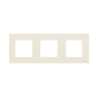 Рамка ABB Zenit 3 места белая N2273BL