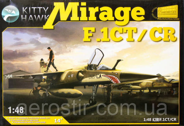 Mirage F. 1CT/CR. 1/48 Kitty Hawk 80111, фото 1