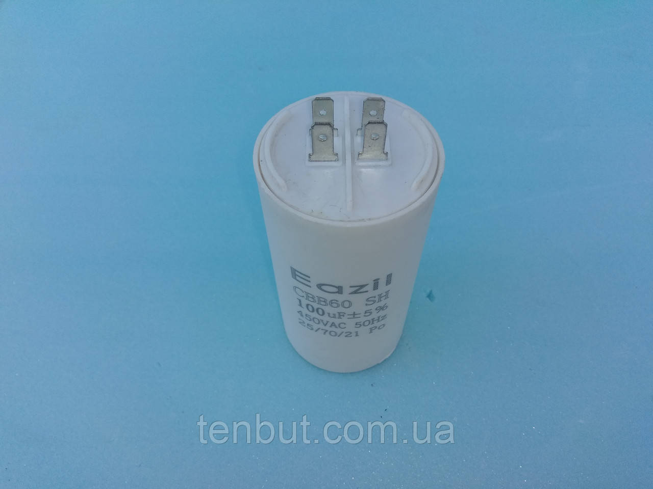Конденсатор робочий CBB60 / 100 мкФ±5% / 450 В. / 50/60 Hz . Розмір 100Х52
