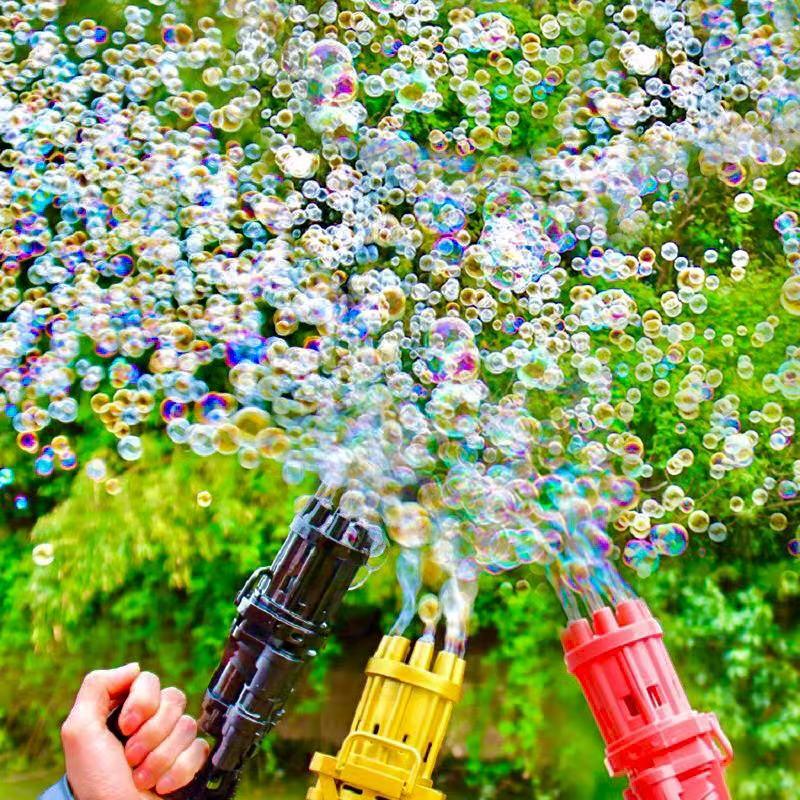 Кулемет автомат для мильних бульбашок BUBBLE GUN BLASTER  ⁇ Машинка для бульбашок  ⁇ Пістолет із бульбашками  ⁇ Пузирятор