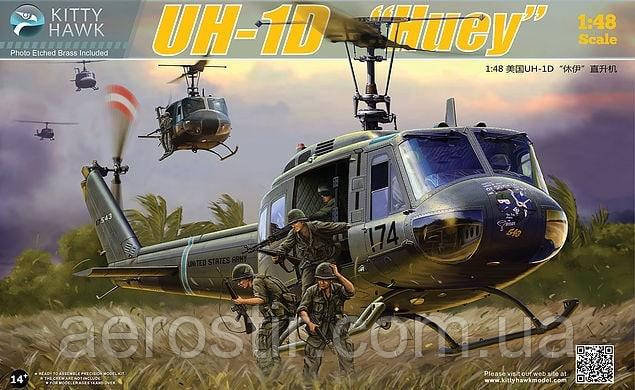 UH-1D Huey 1/48 Kitty Hawk 80154