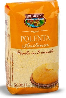 Кукурудзяна крупа полєнта Tre Mulini Polenta Istantanea, 500 г, Італія